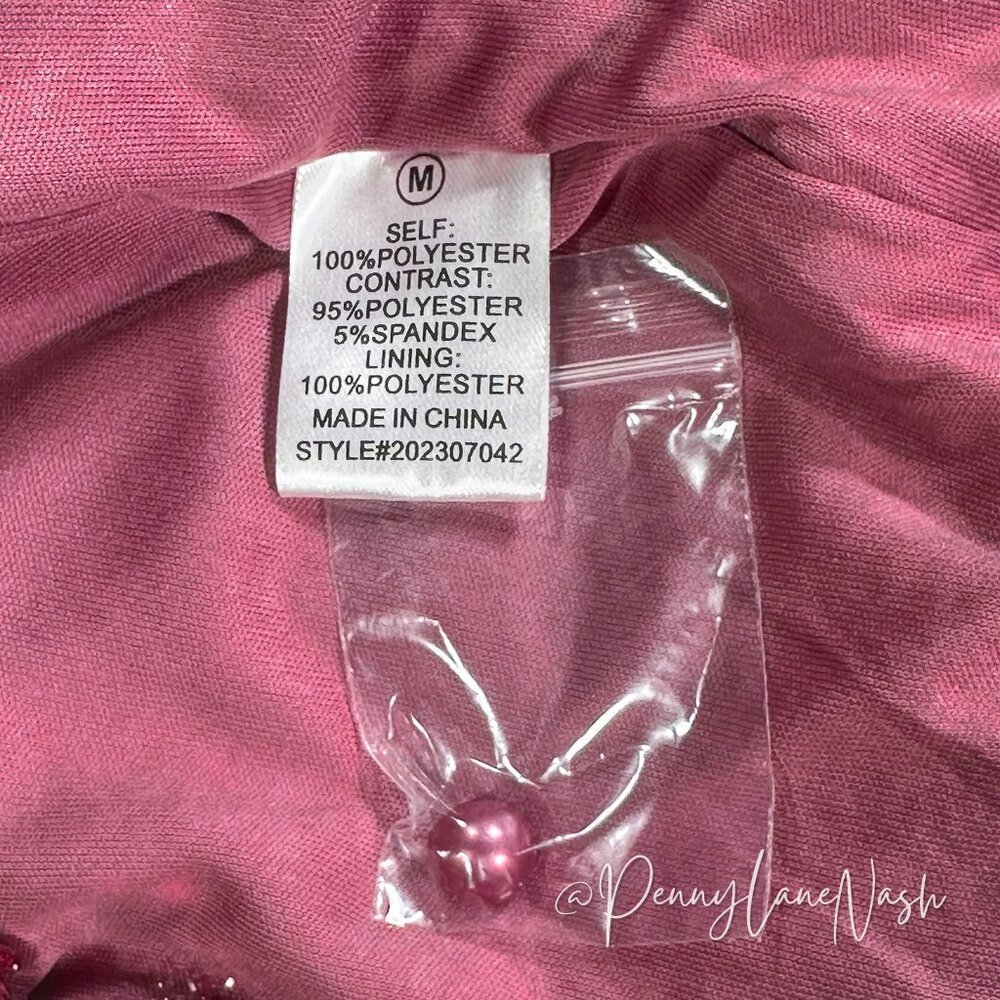 Fashion Nova Mauve Rain On Me Sequin Skirt Set - Picture 10 of 15